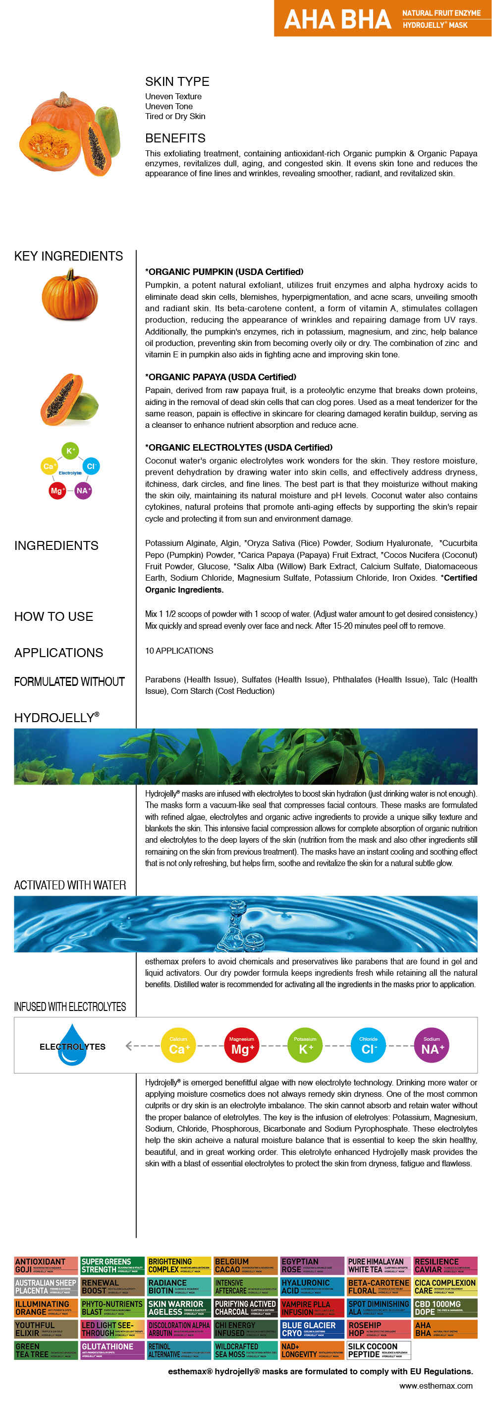 SET] 10+4 HYDROJELLY® MASKS